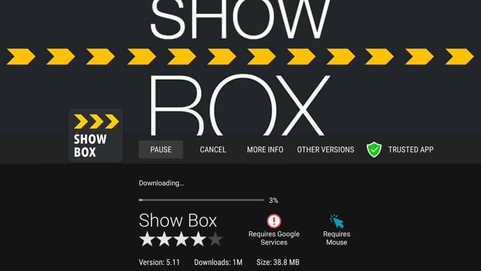 can you install showbox on roku 3