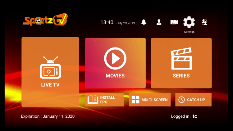 Sportz TV IPTV App