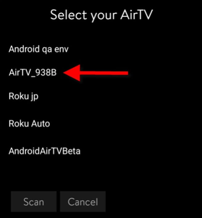 set up AirTV app on Firestick