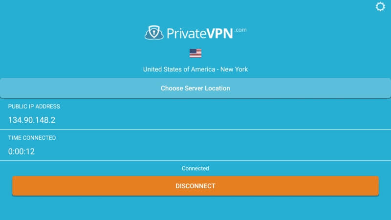 Connect to PrivateVPN server