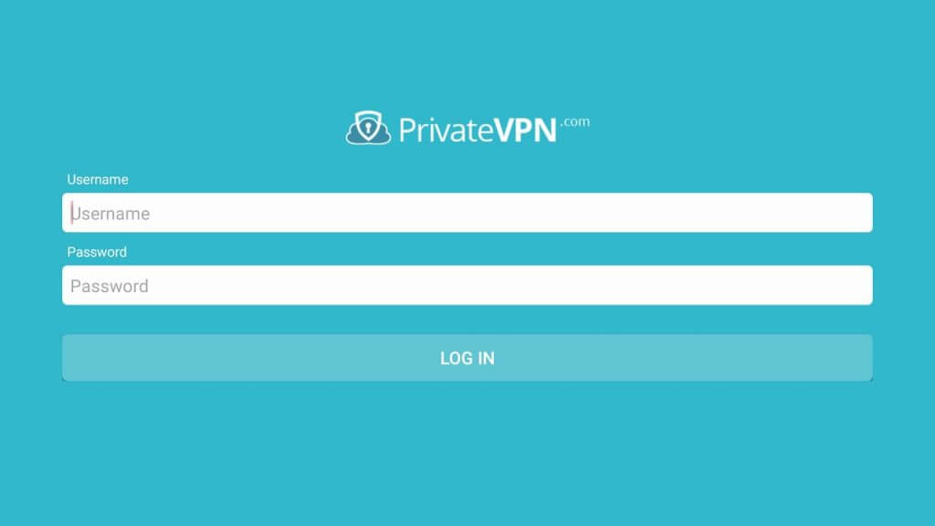 Sign in to PrivateVPN on Firestick
