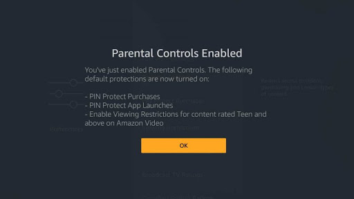 Enable Parental Controls on Firestick