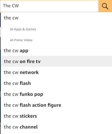 Search for The CW app