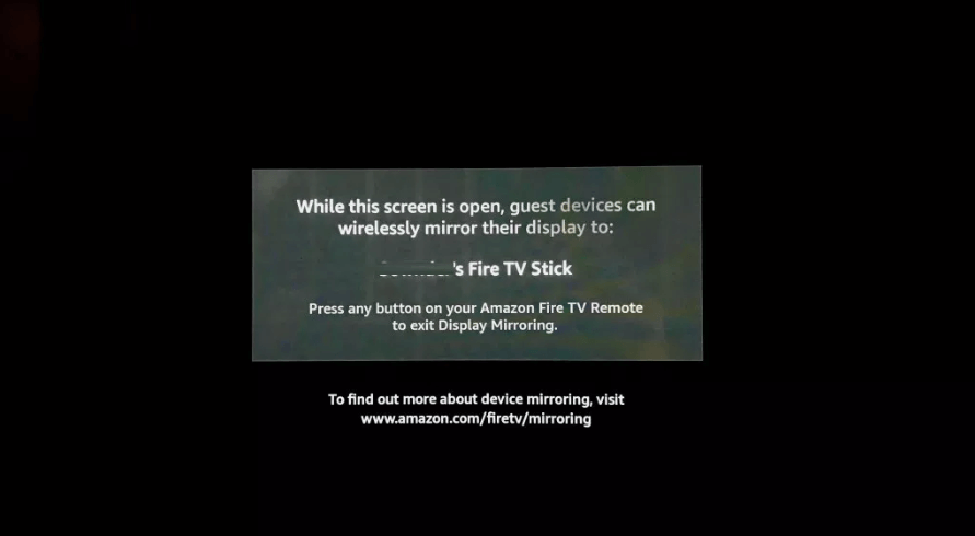 Screen Mirroring on Firestick