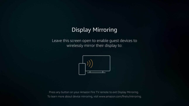 Enable Screen Mirroring on Firestick