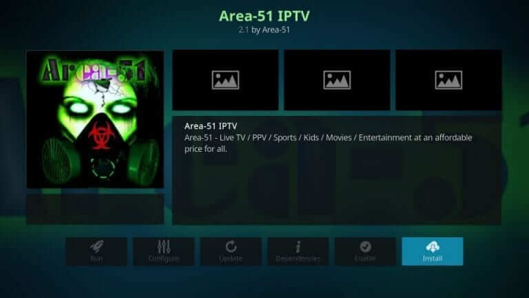 Install Area 51 IPTV on Firestick