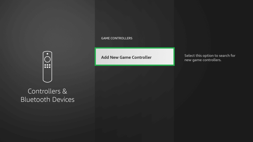 Select Add New Controller option