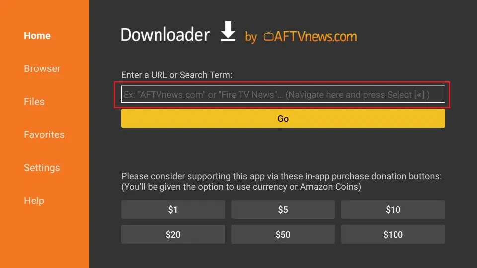 Enter the download link of the Snap VPN APK