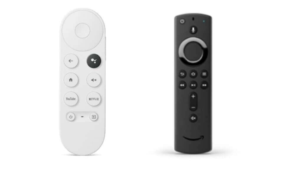 Google TV vs Firestick: Remote