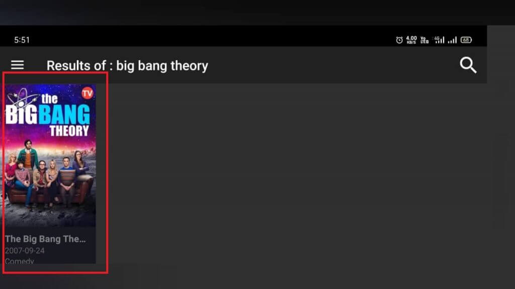 select big bang theory 