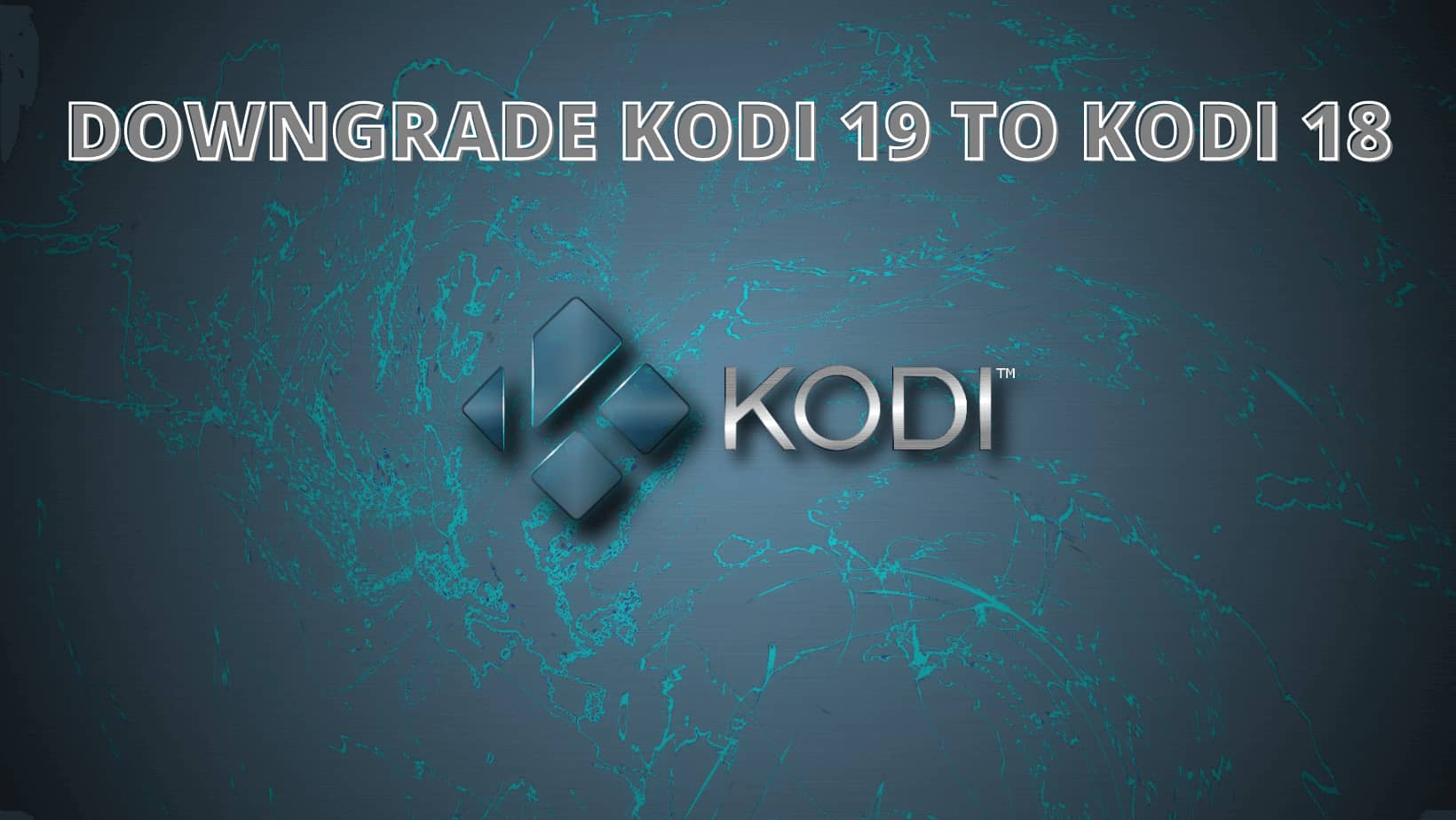 downgradring to older version of kodi app not installed