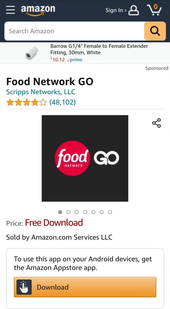 Download Food Network on Firestick