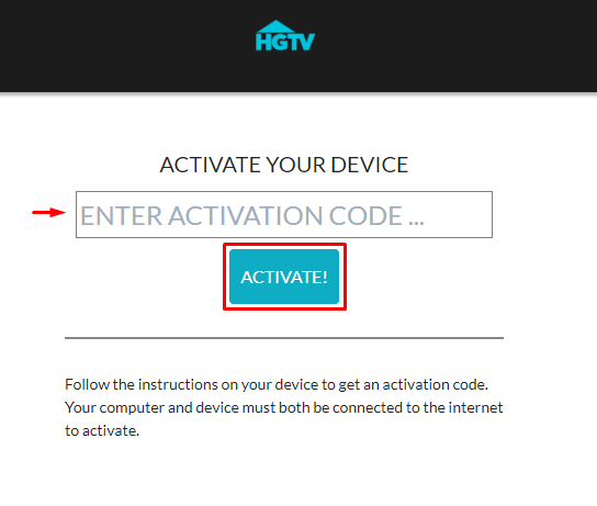 Activate HGTV on Firestick