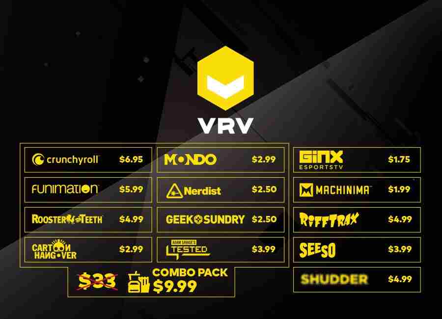 VRV Subscription plan.