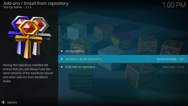 Select Bandicoot Builds Repository