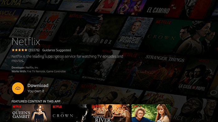 Install Netflix and watch Sex Education on Firestick