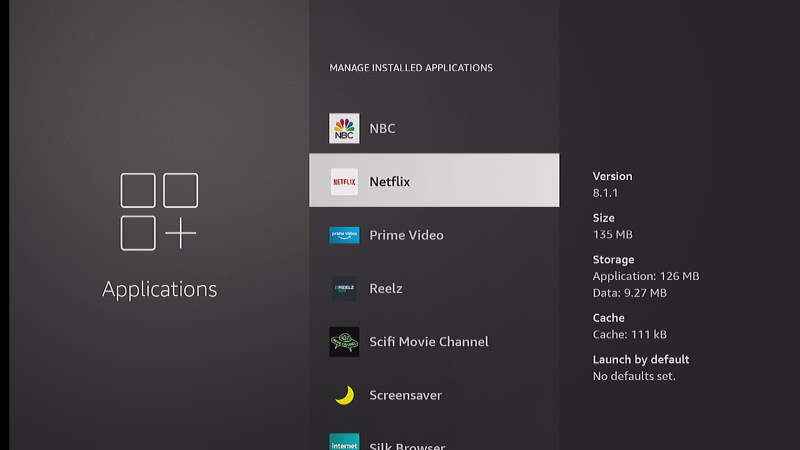Choose the app to Close Apps on Firestick 