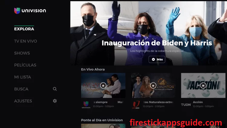 stream Univision on Firestick