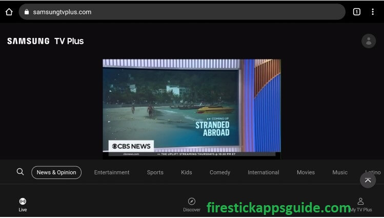 Start Streaming the Samsung TV Plus on Firestick