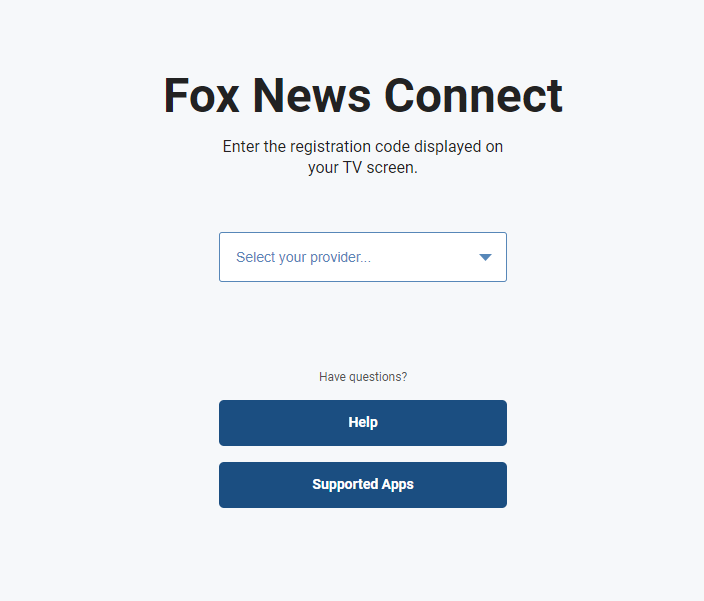 Activate the Fox News app on your device